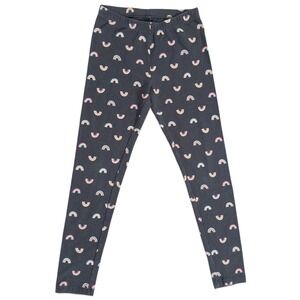 Cat & Jack Rainbow Print Leggings‎ Girls Size L 10/12 Casual Rainbowcore Kidcore